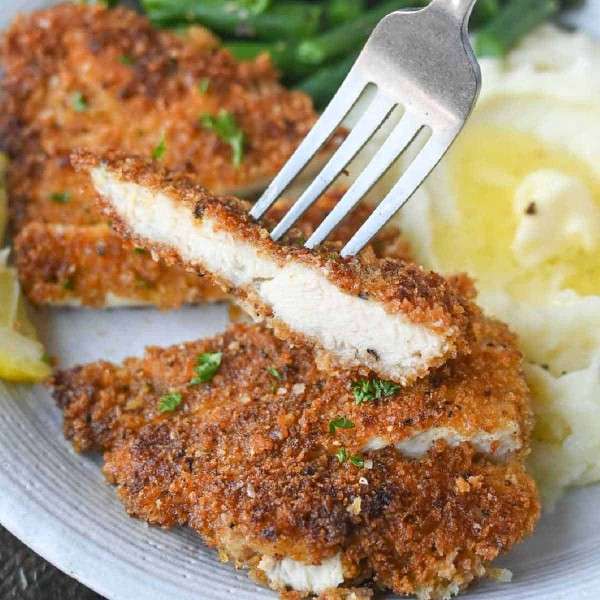 Crispy Chicken Cutlets Recipe