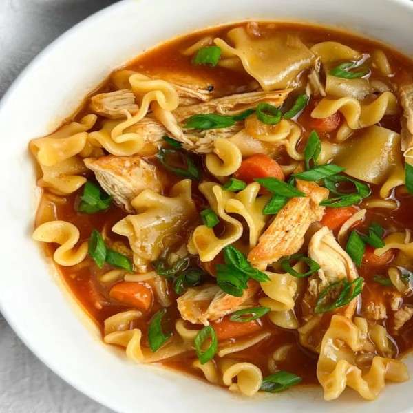 Spicy Chicken Noodle Soup Recipe