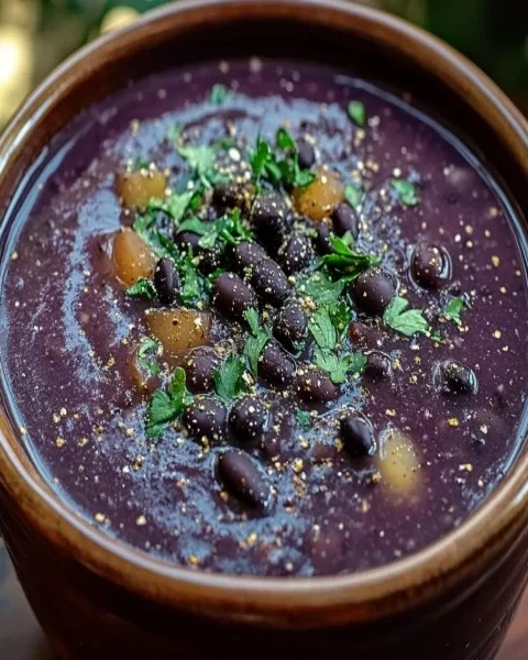 Purple Black Bean Soup Recipe – Easy & Delicious!